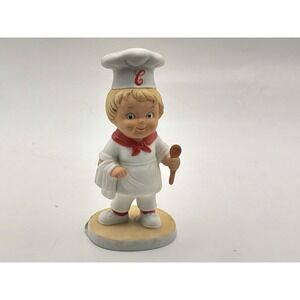 1985‎ Campbell's Soup Co. "Little Chef" Figurine Bisque Porcelain